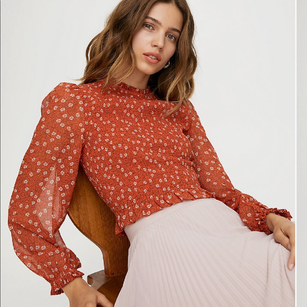 Aritzia Wilfred Lilith blouse